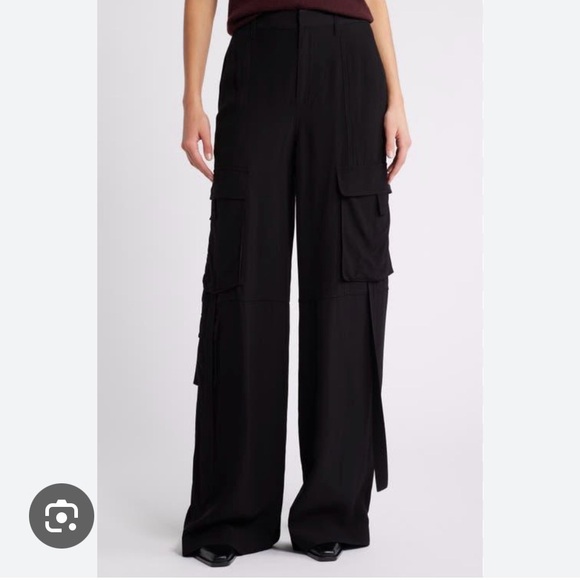 Frame Denim Black Cargo Pants - Picture 6 of 7